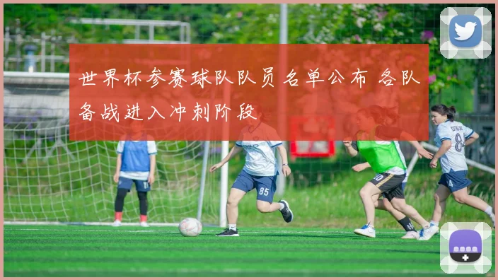 世界杯参赛球队队员名单公布 各队备战进入冲刺阶段